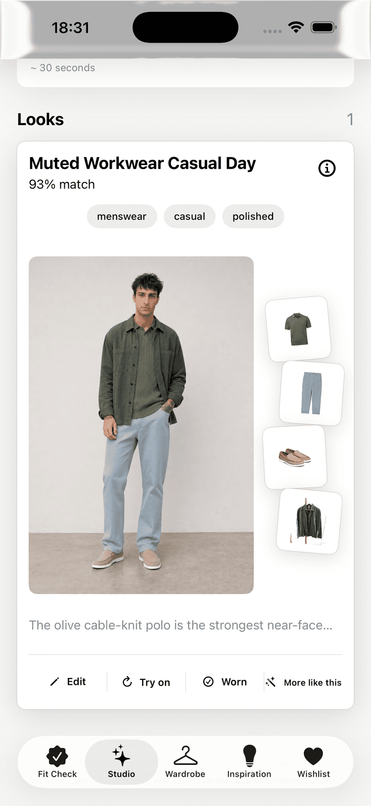 Try-on preview screenshot