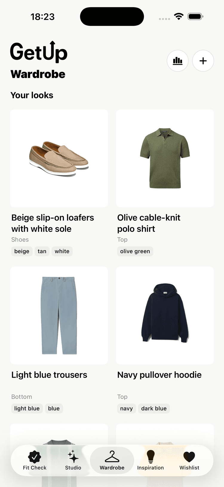 Wardrobe screenshot